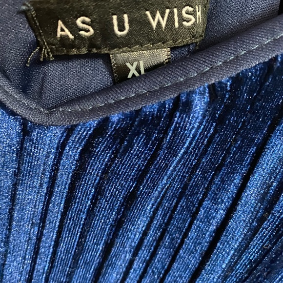 As U Wish Dress - Blue XL - Picture 4 of 4